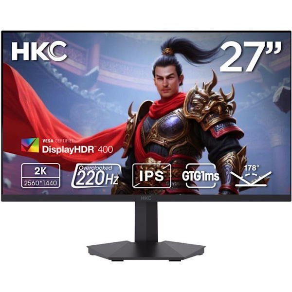 PC-spelskärm - HKC - 27 - QHD - 200Hz - IPS-panel - 1ms - G27H2DPro