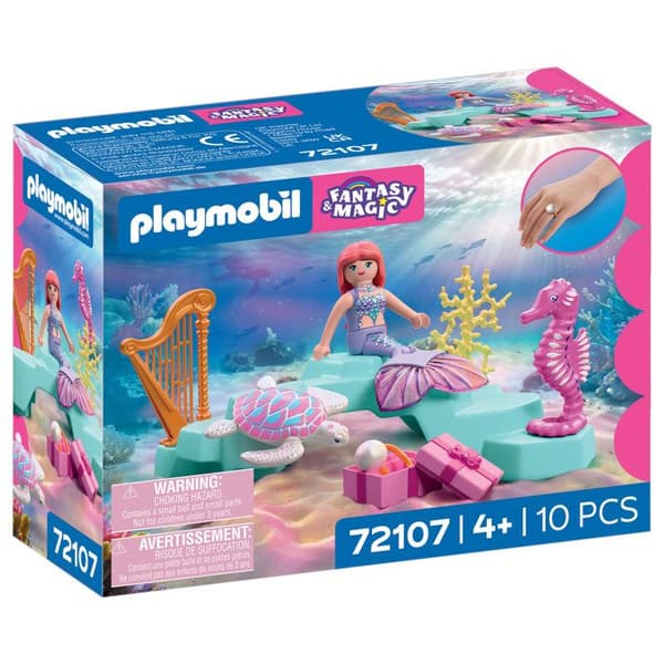 Playmobil 72107 Sjöjungfru, Presenter & Havsdjur