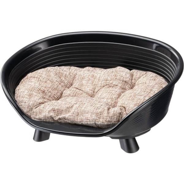 Korg - FERPLAST - THRONE 4 - Med relaxdyna - Svart
