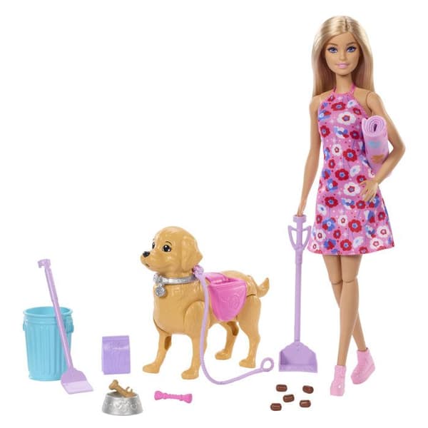 Docka - MATTEL - JJB46 - Vandringsvalp - Potträning - Tillbehör ingår