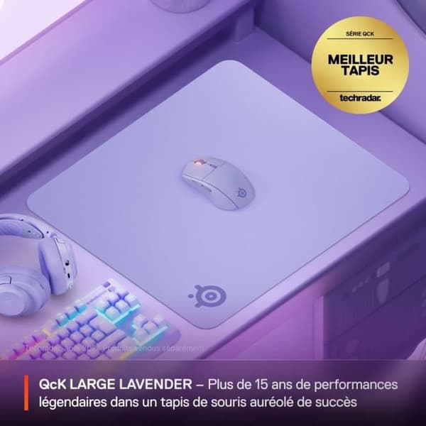 Gamingmusmatta - STEELSERIES - QcK L - Lavendel