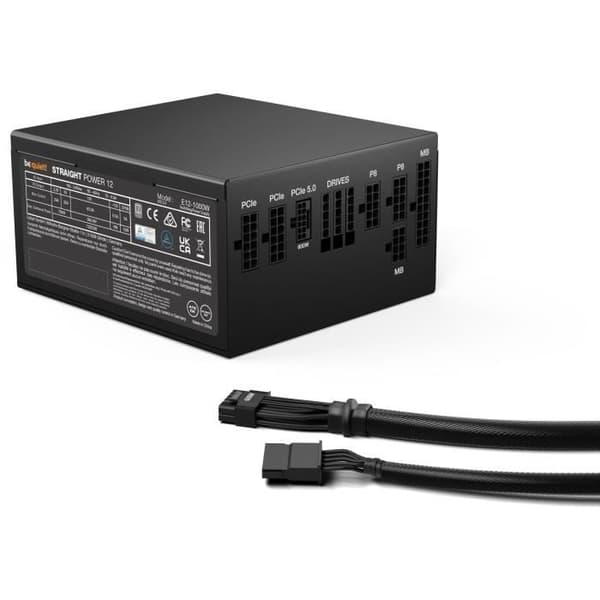PC-nätaggregat - BE QUIET! - Straight Power 12 Platinum - 1000W - 80 PLUS Platinum - Modulär