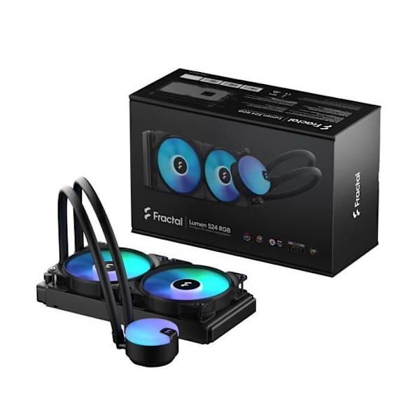 Fläkt - FRACTAL DESIGN - Lumen S24 v2 RGB (AM5/LGA 1700 kompatibel) - 67 mm