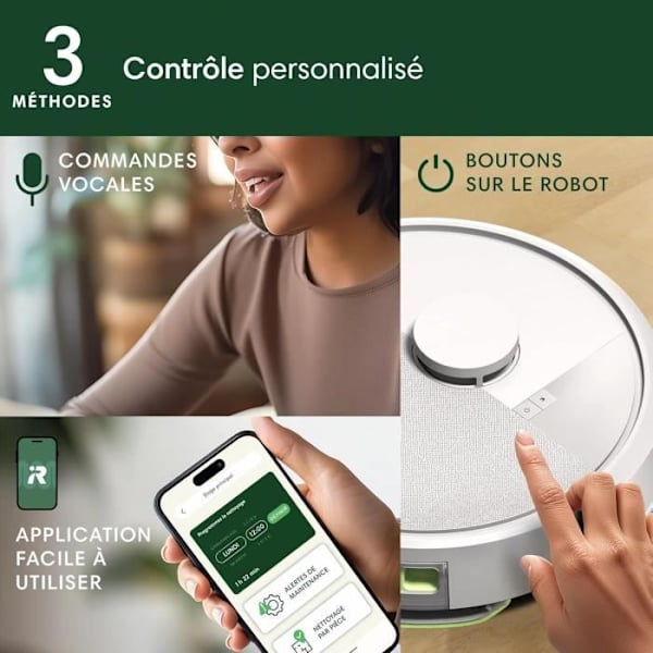 Irobot ROOMBA 105 COMBO ROBOT robotdammsugare Vit