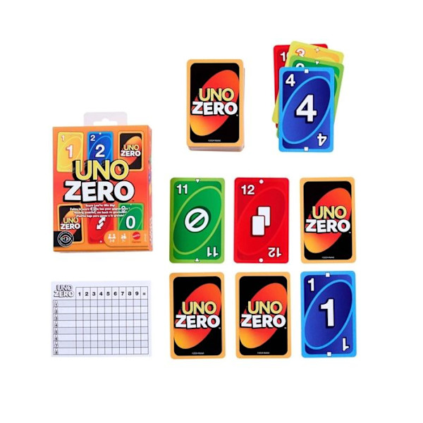 Klassiskt Uno Zero-spel