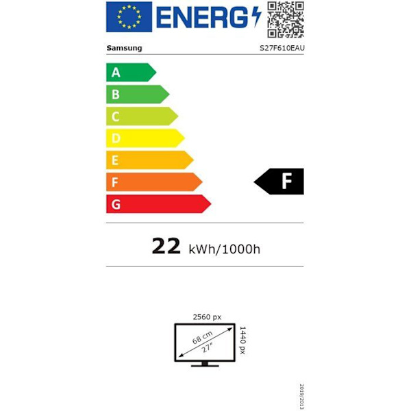 PC-skärm - SAMSUNG - 27 - QHD - 100Hz - IPS-panel - 5ms - LS27F610EAUXEN