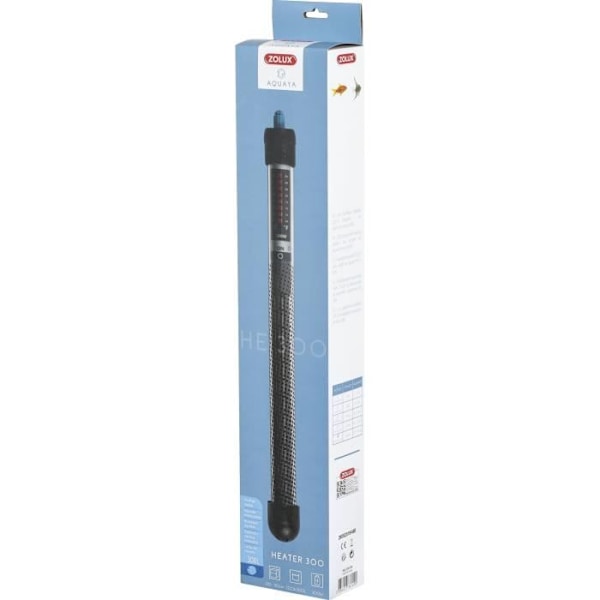 Akvarievärmare - ZOLUX - 300W - Längd 36cm - Kalltvattenfisk - Rektangulär