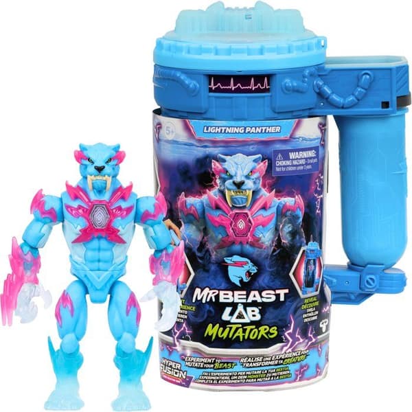 Mutatorfigur - MRBEAST LAB - Ljusstake - 13 cm - Från 5 år