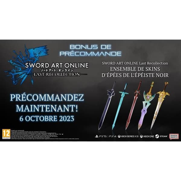 Sword Art Online Last Recollection - PS5-spel