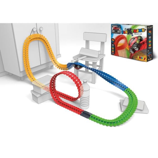 FleXtreme Discovery Set - Bilbana - 4,40 meter lång - SMOBY