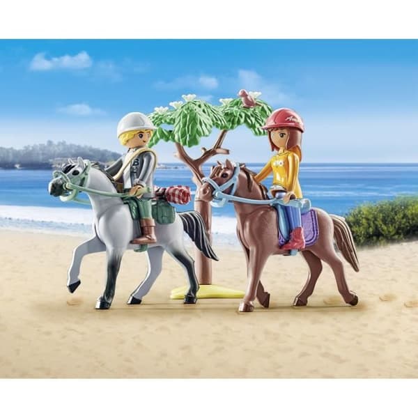 PLAYMOBIL 71470 Amélia och Ben med hästar