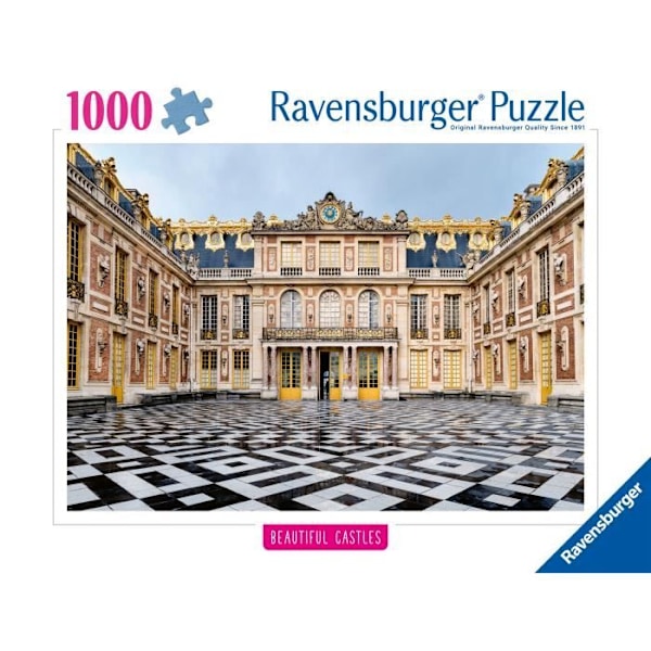 1000-bitars pussel Château de Versailles, Frankrike, Highlight Collection, från 14 år, Château, 12001315, Ravensburger