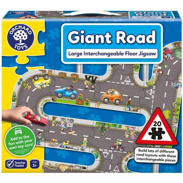 Giant Road Road - Pussel - ORCHARD - 20 stora utbytbara bitar