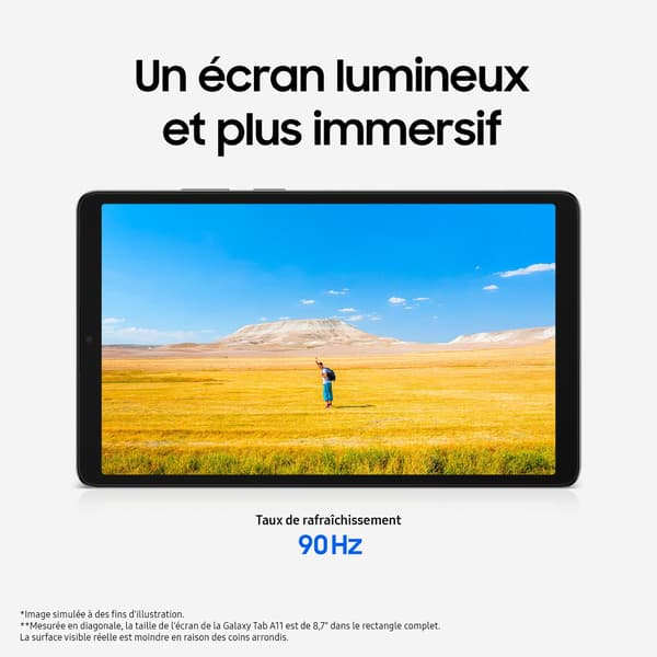 Samsung - Galaxy Tab A11 - Wifi - 64 GB - Grå