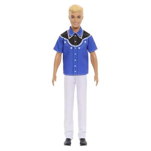 Barbie-Fashionistas-Blonde Ken docka western look HRH25