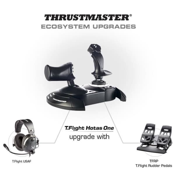 THRUSTMASTER PC-ratt T.Flight Hotas One Joystick - 12 knappar kopplade - Microsoft Xbox One