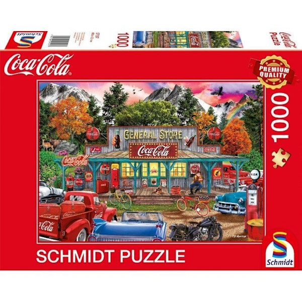 Pussel - SCHMIDT SPIELE - Coca-Cola Store - 1000 bitar - Ålder 12+