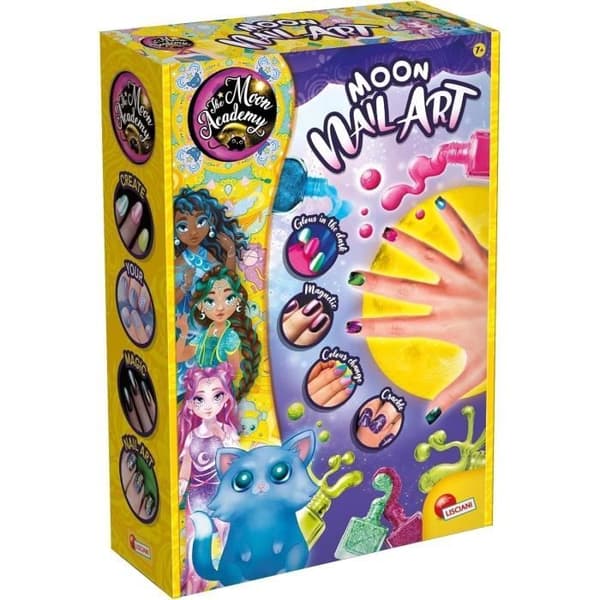 Nagelkonst - Kreativt Hobbykit - THE MOON ACADEMY - Nagellackskomponenter, Nagellacksflaskor