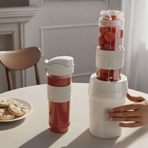 Minimixer - SWEISS - MOOV8 - 300 W - 570 ml - 2 flaskor - Beige