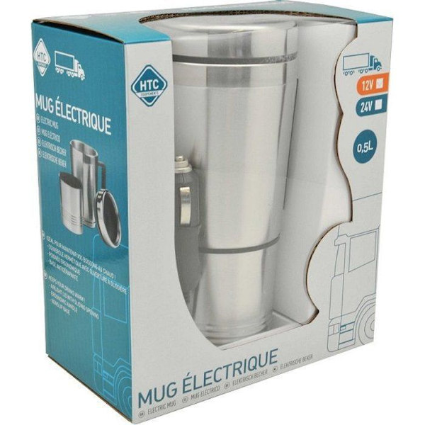 12V 0,5 liter elektrisk muggkopp