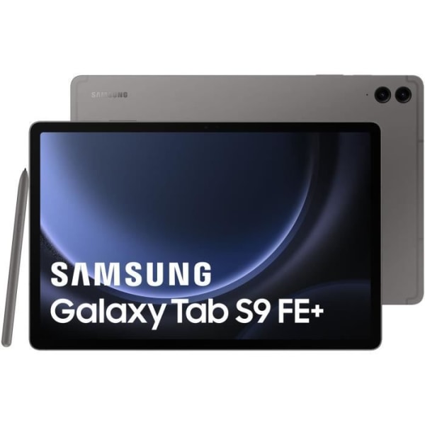 Touch Tablet - Samsung - Galaxy Tab S9 FE + - 12.4 - RAM 8GB - 128 GB - Antracit - S Pen ingår