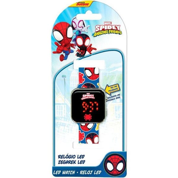 LED-klocka - BARNKVITTO - Spidey - Från 4 år