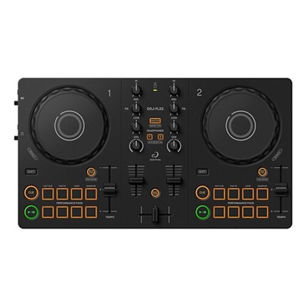 2-kanals DJ-kontroller - PIONEER DJ - DDJ-FLX2 - Kompakt - Lätt - USB-driven