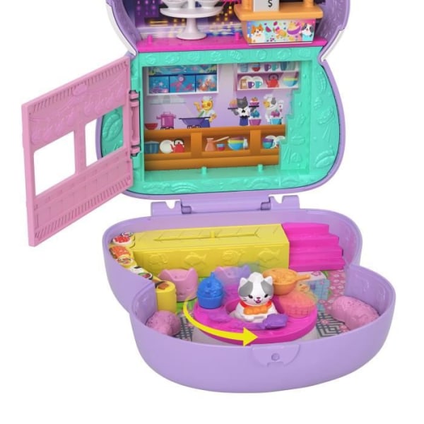 POLLY POCKET - Cat Restaurant box - mini-universum docka - 4 år och +