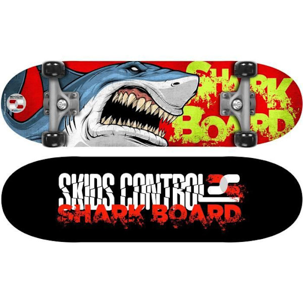 STAMP Skateboard 28 x 8 Shark Skids Control