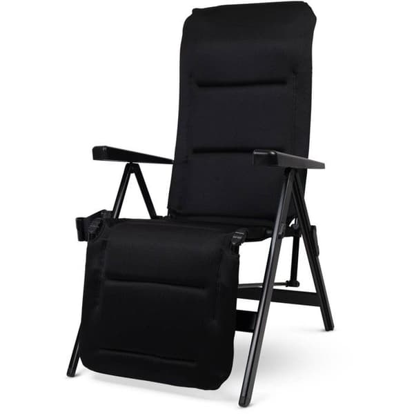 Chaiselong - DOMETIC - Gardina Lounger - Sort - Hvilestol - Aluminium - Polyester SoftMesh