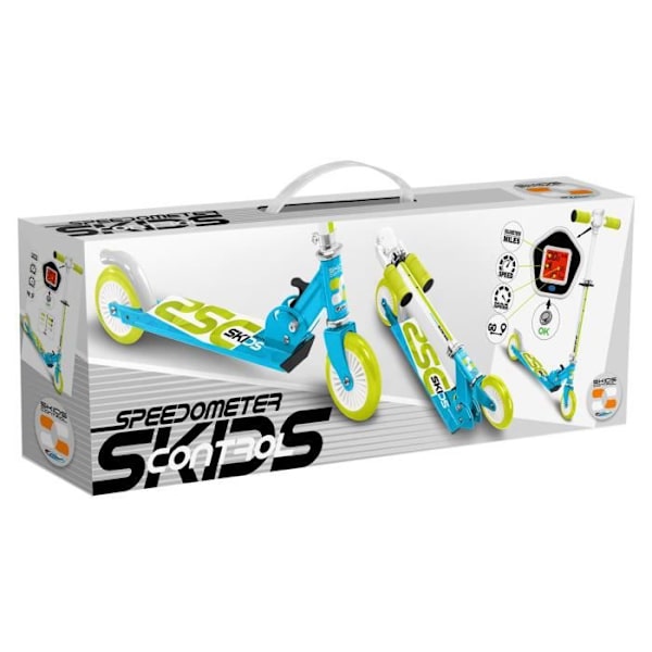 Skids Control Foldable Scooter - Blue