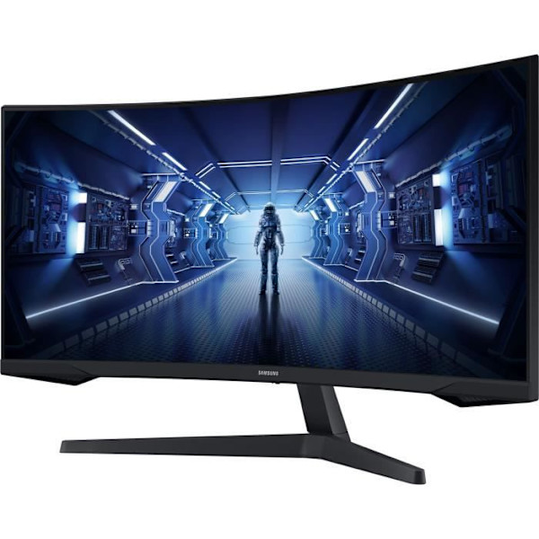 Curved Gaming PC -skärm - Samsung - Odyssey G5 - G55T C34G55TWP - 34 '' UWQHD - SAD - 1 ms - 165Hz - HDMI / DisplayPort / USB