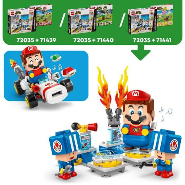 LEGO Super Mario 72035 Mario Kart  Paddans garage  anpassningsbar Nintendo-leksak