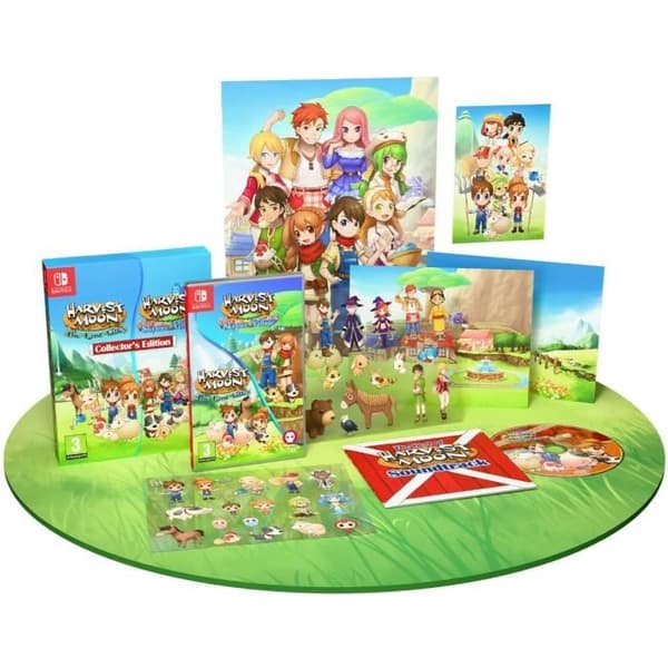 Harvest Moon The Lost Valley + Skytree Village - Samlarutgåva - Nintendo Switch-spel