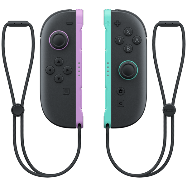 Par Joy-Con 2-kontroller, ljuslila och ljusgrön, för Nintendo Switch 2