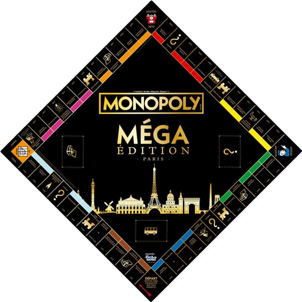 MONOPOLY Mega Paris - Brädspel - VINNANDE TRÄK - Från 8 år