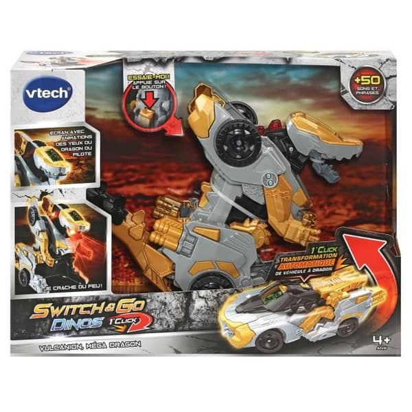 VTECH - Switch & Go Dinos - 1'klick - Vulcanion, Mega Dragon