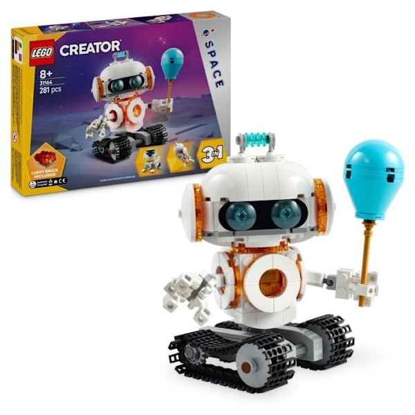 LEGO Creator 31164 3-i-1 rymdrobot - Byggsats för 8-åriga pojkar