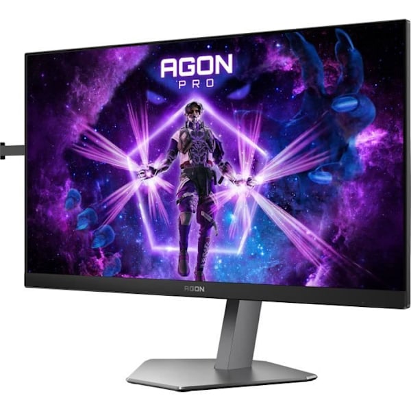 PC-skärm - AOC - AG256FS - 24,5 FHD - IPS-panel - 390Hz - 0,3ms - Justerbar i höjdled - 2 HDMI 1 DP - Adaptive Sync - Svart