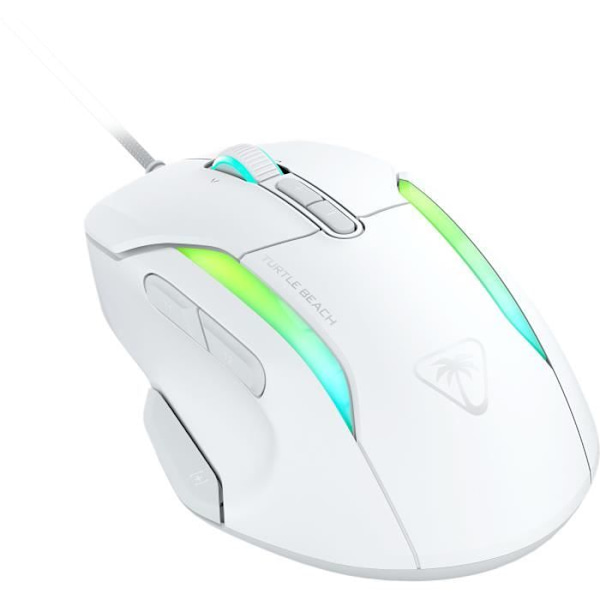 Trådlös spelmus - Turtle Beach Kone II - Ultralätt - Vit, 26 000 DPI, 23 anpassningsbara funktioner