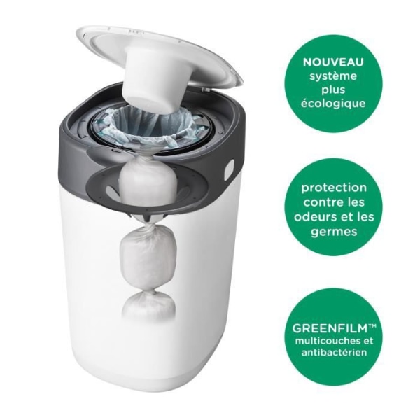 TOMMEE TIPPEE Twist & click blöjfack Vit FFP