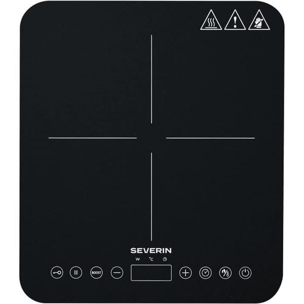 SEVERIN portabel spishäll - KP9190 - 1 brännare - 10 effektnivåer - 2000W