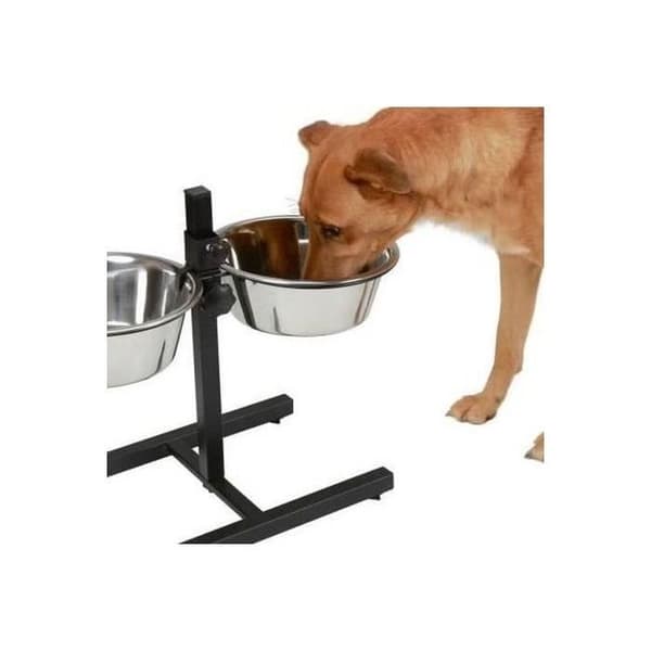 KERBL Matbar med hundskål - 2x1800ml