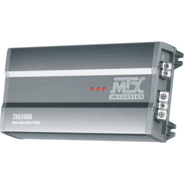 MTX TX6500D Förstärkare 12V Mono Class-D Block 1x500W RMS Aluminium