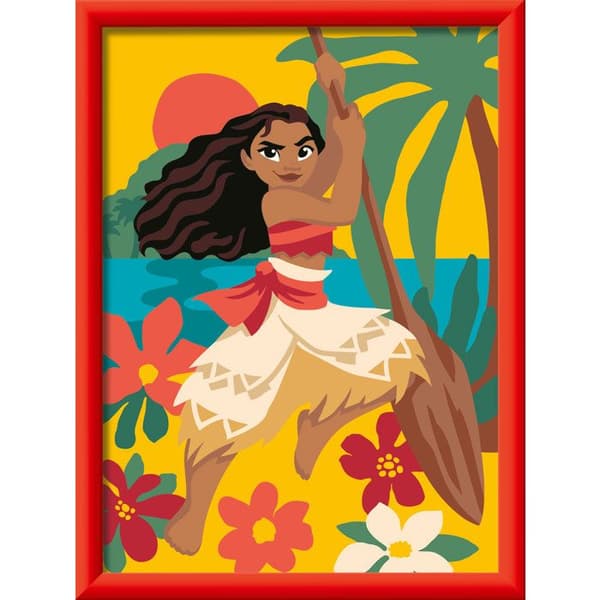 Ravensburger  CreArt Kids 18x24cm  Måla efter siffror  Vaiana  Disney  Måla efter siffror-kit  Från 7 år  12023229