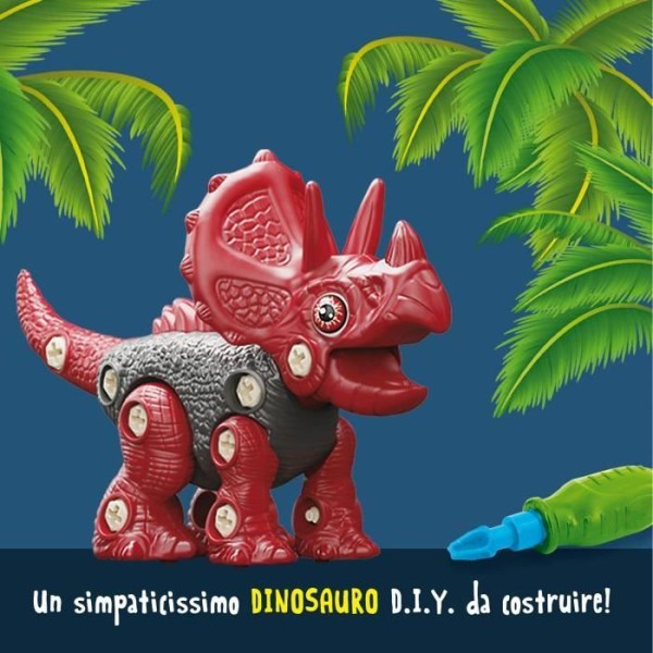 Lisciani giochi- I`ma Genius Dino Stem Triceratops, 92420, Ej tillämpligt - 8008324092420