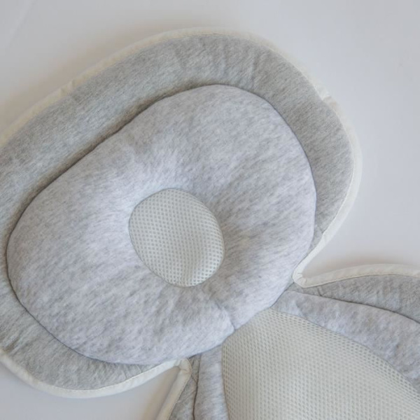 Domiva 3D BODY PAD babykil - 32,5 x 65 cm - Bomull/Polyester - Grå