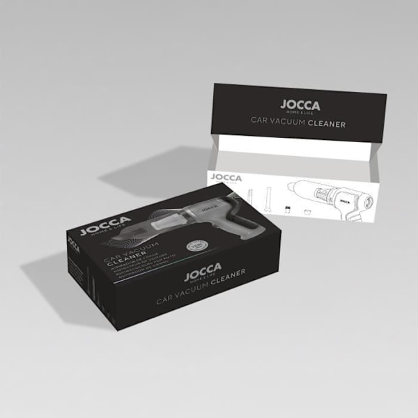 Bildammsugare - JOCCA - 2000 mAH - 2 hastigheter - Grå