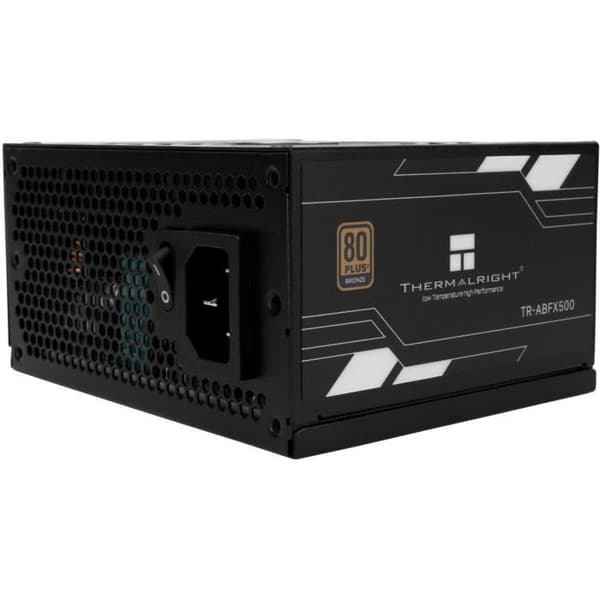 Icke-modulär PC-strömförsörjning - THERMALRIGHT ABFX 500 - 80+ Brons - Svart