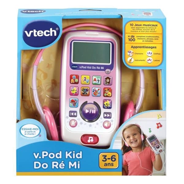 Vtech - V.Pod Kid Do, D, Mi pink - 3-6 år